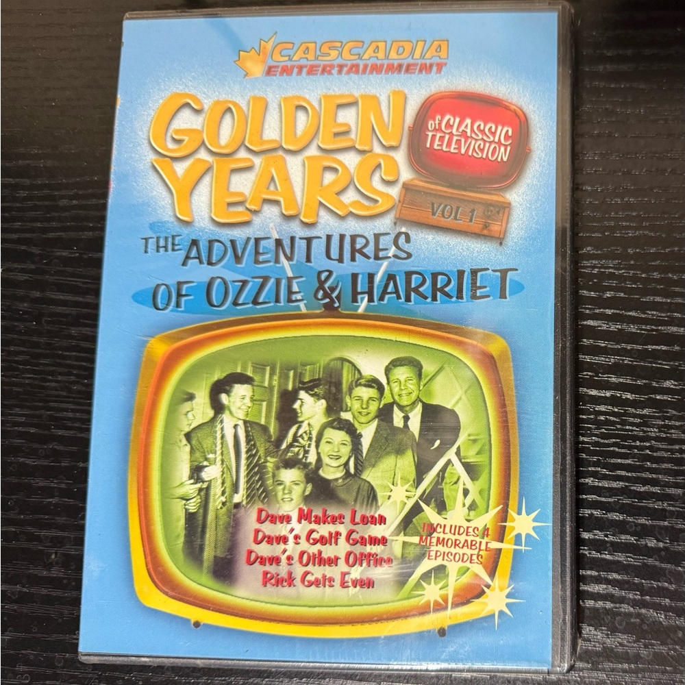 Golden Years of Classic Television Vol 1 The Adventures of Ozzie and Harriet DVD